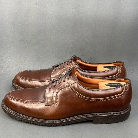 Allen Edmonds Wilbert Comfort oxford Shoe Dark Brown Made in the USA 12 - Picture 3 of 9